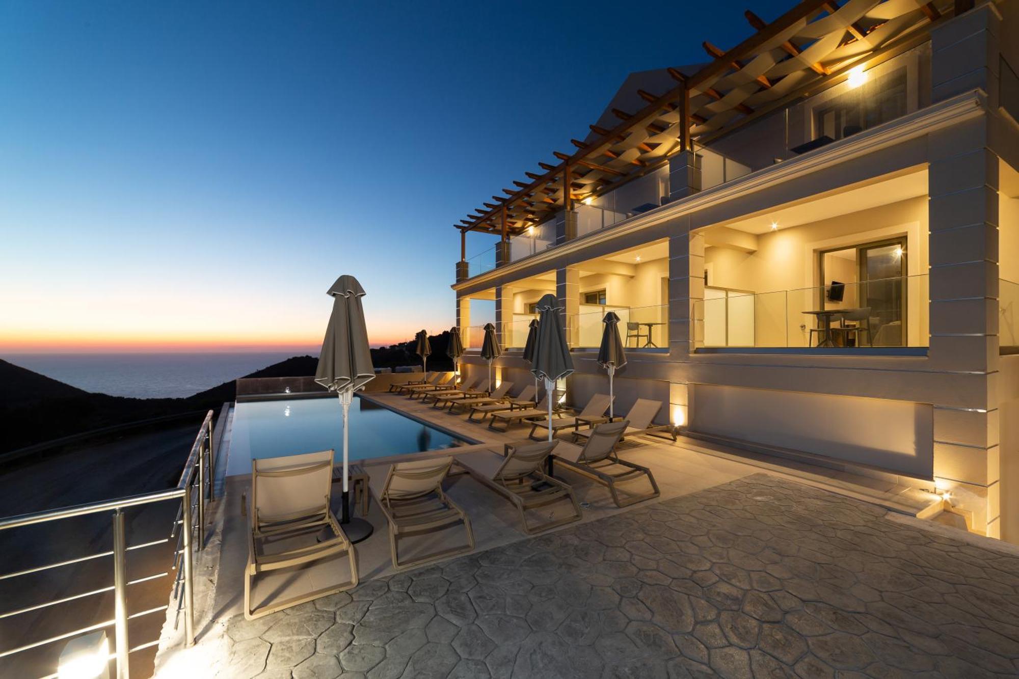 Sky View Suites Kefalonia Vóvikes Exterior foto